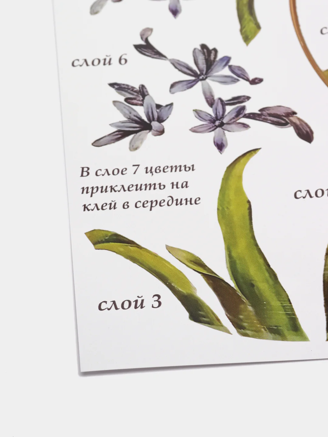 Набор для творчества в технике папертоль. Объемная картина Агапантус. Магия хобби