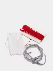 Набор для рукоделия Новогодние игрушки на елку из фетра Карамельная палочка. ЛеКо