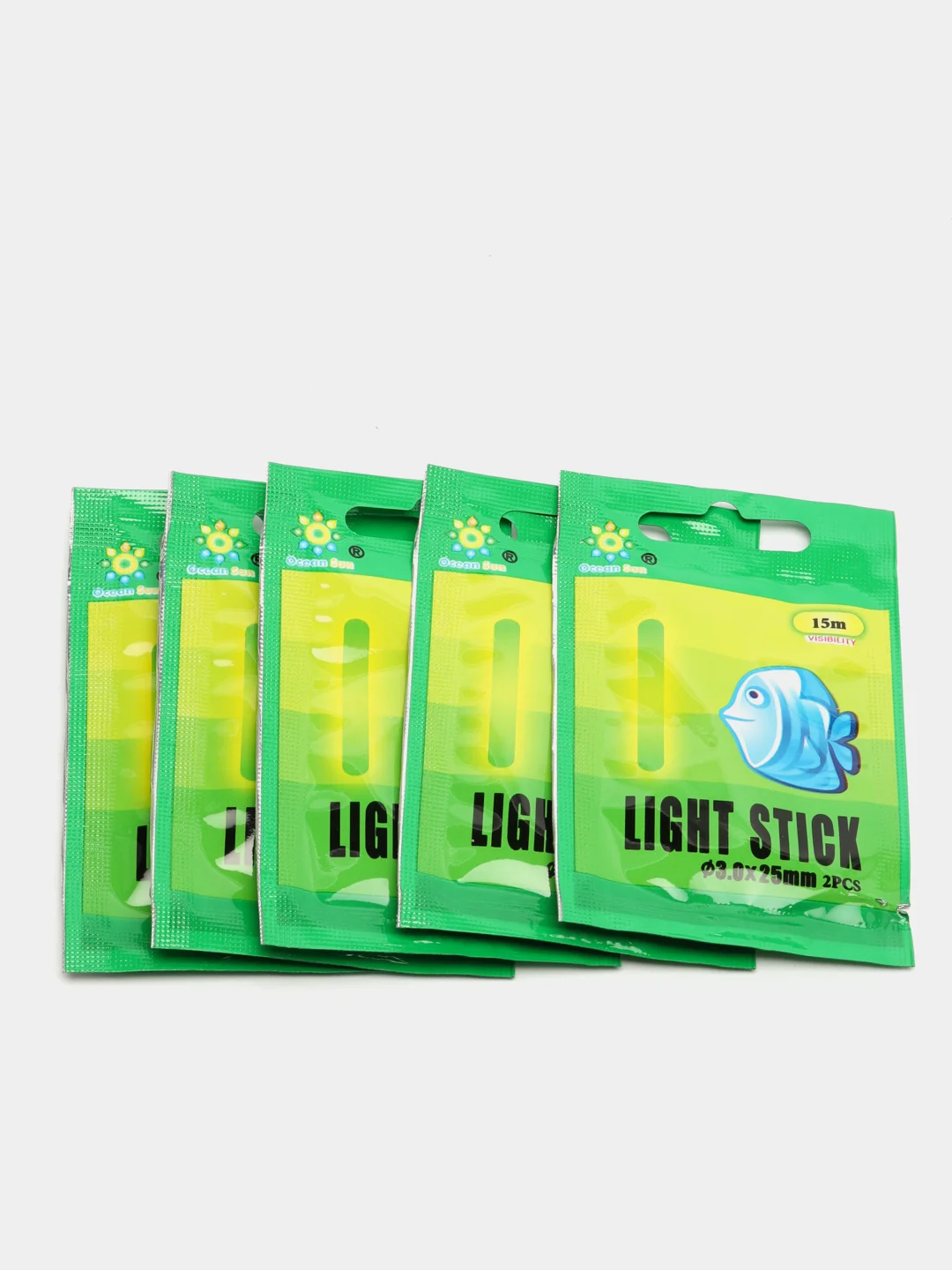 Светлячок для рыбалки (light stick), набор 2 шт, химический, долгое свечение