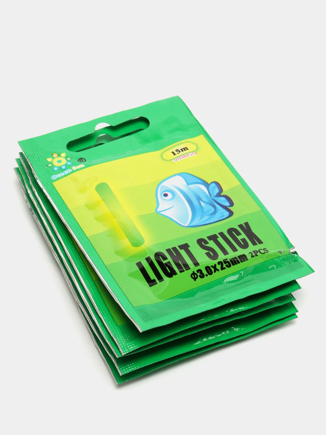 Светлячок для рыбалки (light stick), набор 2 шт, химический, долгое свечение