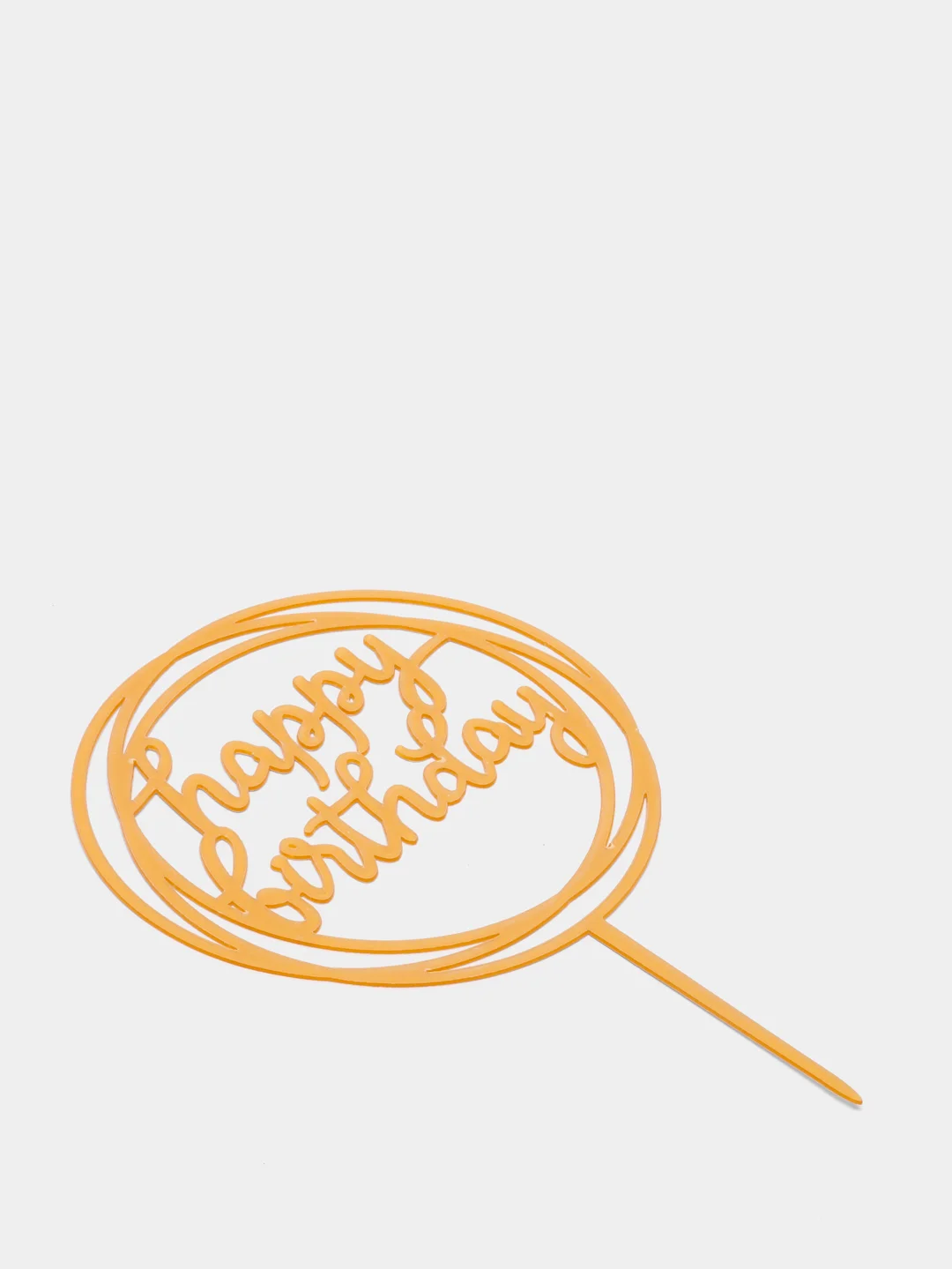 Коричневый топпер на торт "С днём рождения", "Happy Birthday", "Love"
