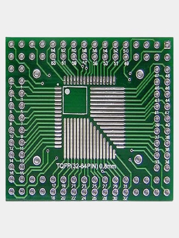 Макетная плата TQFP 32-100конт 0.5 и 0.8мм