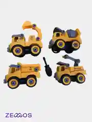 КОНСТРУКТОР Набор разборных машинок (4 штуки) / ИГРУШКИ