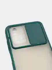 Зеленый чехол Xiaomi Redmi 10 c защитой камеры