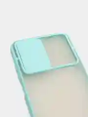 Бирюзовый чехол Xiaomi Redmi 10 c защитой камеры