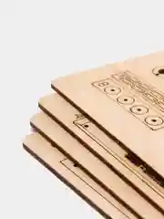 Деревянный конструктор EcoPazl "Беретта М9"/ 3D конструктор/ Сборная модель