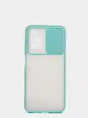 Бирюзовый чехол Xiaomi Redmi 10 c защитой камеры
