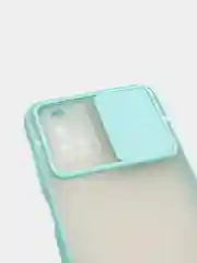 Бирюзовый чехол Xiaomi Redmi 10 c защитой камеры