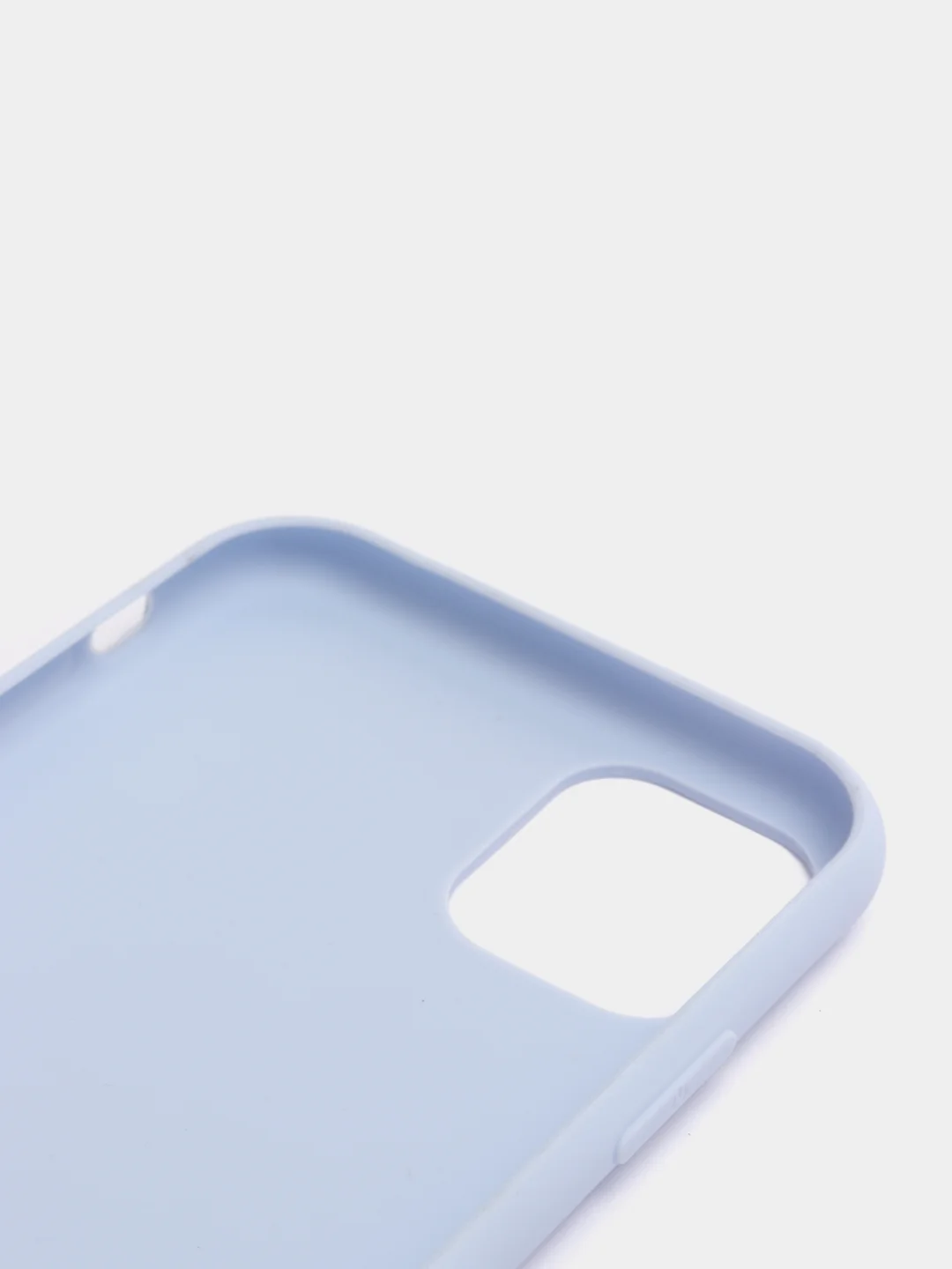 Голубой чехол на iPhone 7/8, Xr, 11, 12, силиконовый матовый, 5 цветов