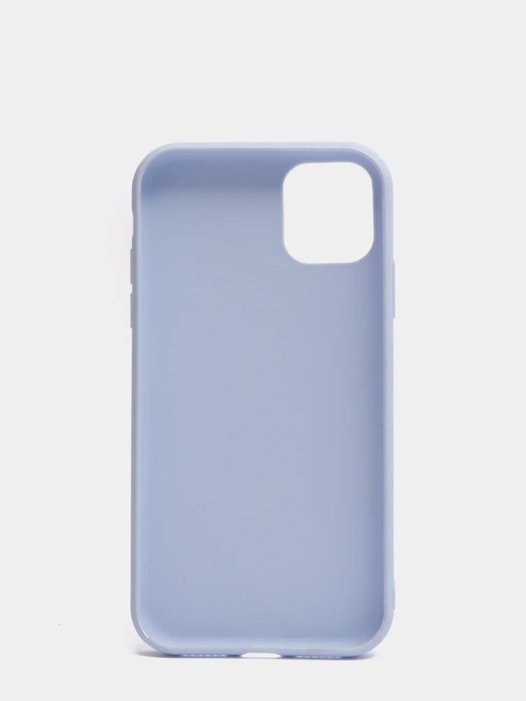 Голубой чехол на iPhone 7/8, Xr, 11, 12, силиконовый матовый, 5 цветов