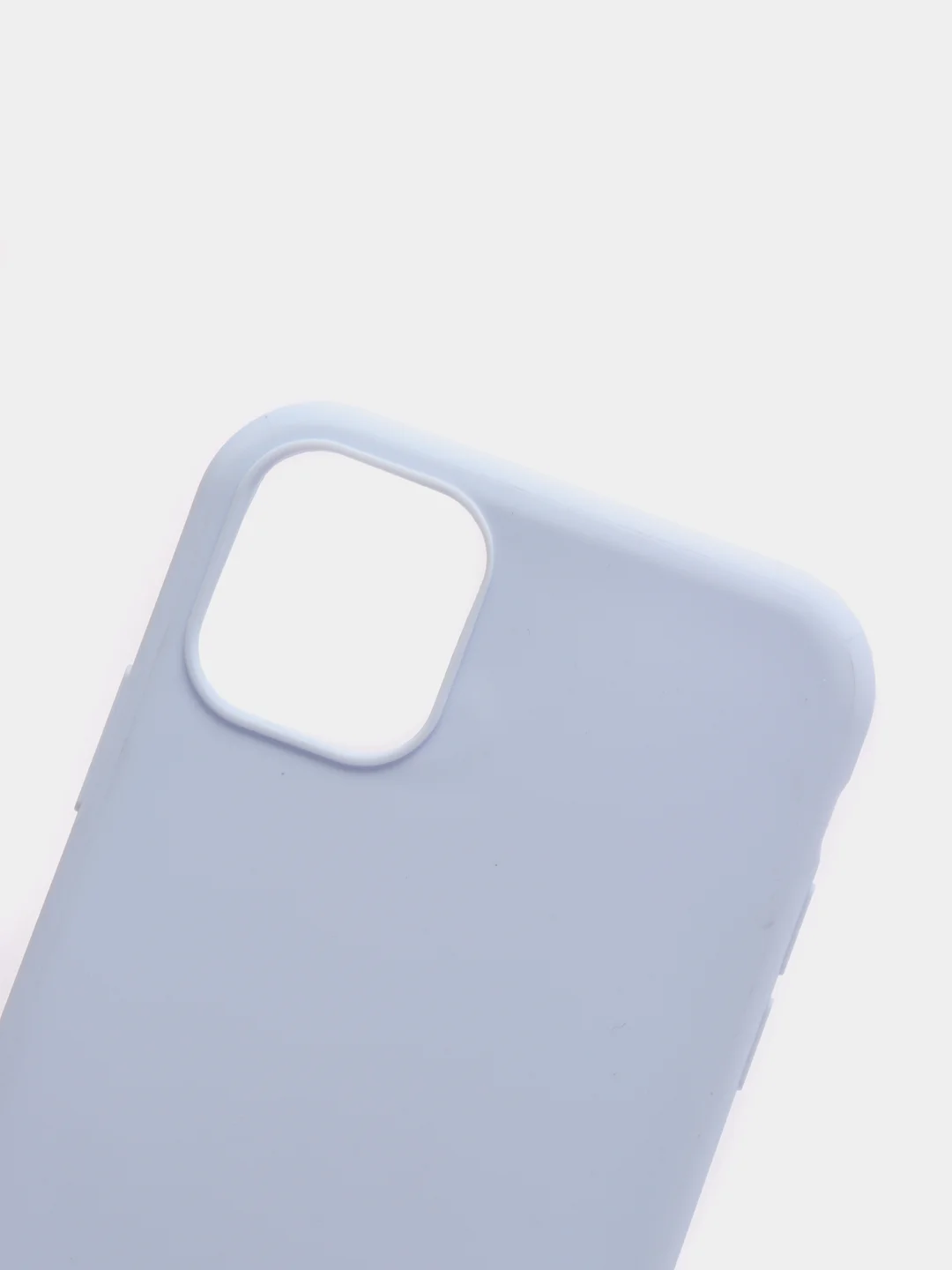 Голубой чехол на iPhone 7/8, Xr, 11, 12, силиконовый матовый, 5 цветов