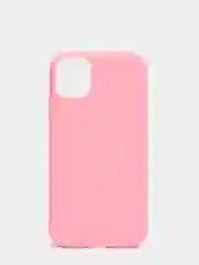 Розовый чехол на iPhone 7/8, Xr, 11, 12, силиконовый матовый, 5 цветов