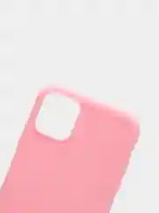 Розовый чехол на iPhone 7/8, Xr, 11, 12, силиконовый матовый, 5 цветов