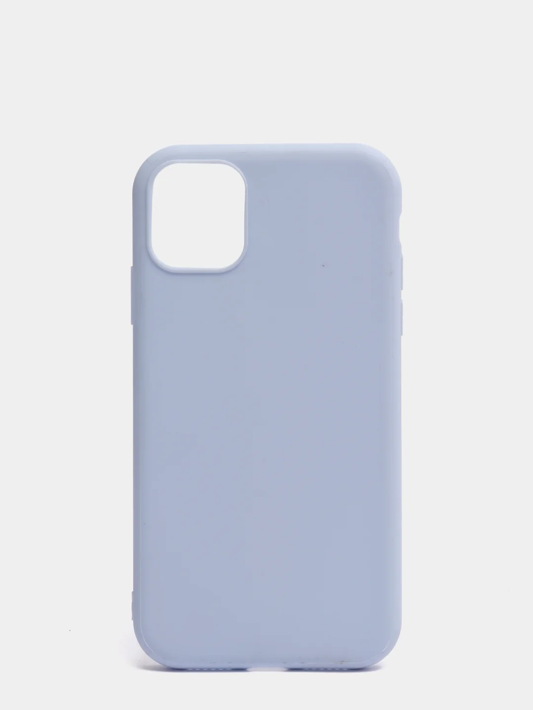 Голубой чехол на iPhone 7/8, Xr, 11, 12, силиконовый матовый, 5 цветов
