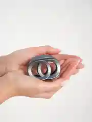 Серый краб для волос
