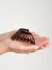 Медный каучуковый крабик для волос 8 см