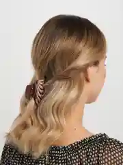 Медный каучуковый крабик для волос 8 см
