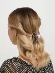 Фиолетовый краб для волос