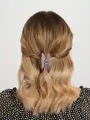 Фиолетовый краб для волос
