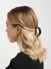 Черный краб для волос