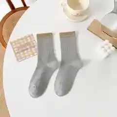 Носки длинные, средней плотности, хлопок, с плотной резинкой, подарочные