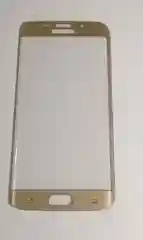 Золотой защитная стекло Samsung S6 EDGE PLUS, клей по краям