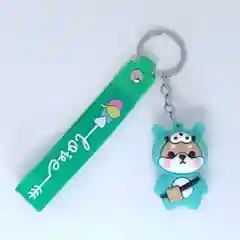 Бирюзовый брелок для ключей и рюкзака