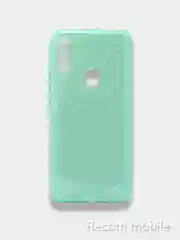 Бирюзовый чехол блестящий Honor 9X, Huawei P Smart Z накладка с блёстками