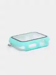 Бирюзовый бампер с защитным стеклом для Apple Watch 38/40/41/42/44/45/49