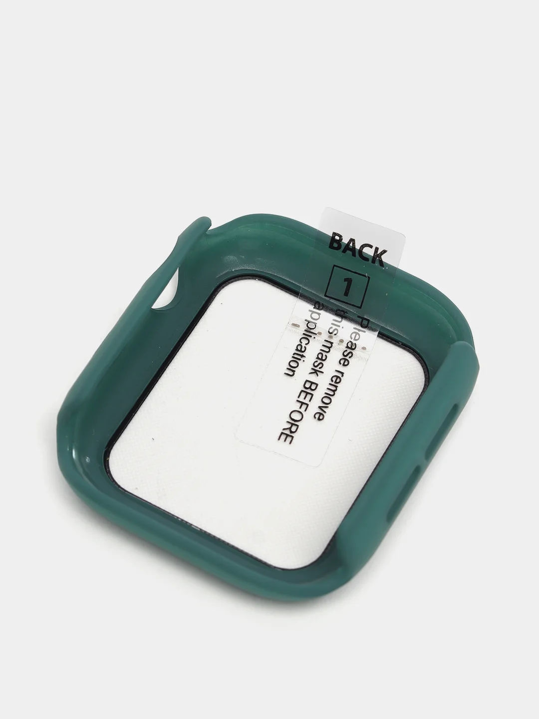 Тёмно-зелёный бампер с защитным стеклом для Apple Watch 38/40/41/42/44/45/49