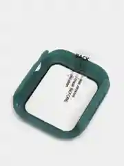 Тёмно-зелёный бампер с защитным стеклом для Apple Watch 38/40/41/42/44/45/49