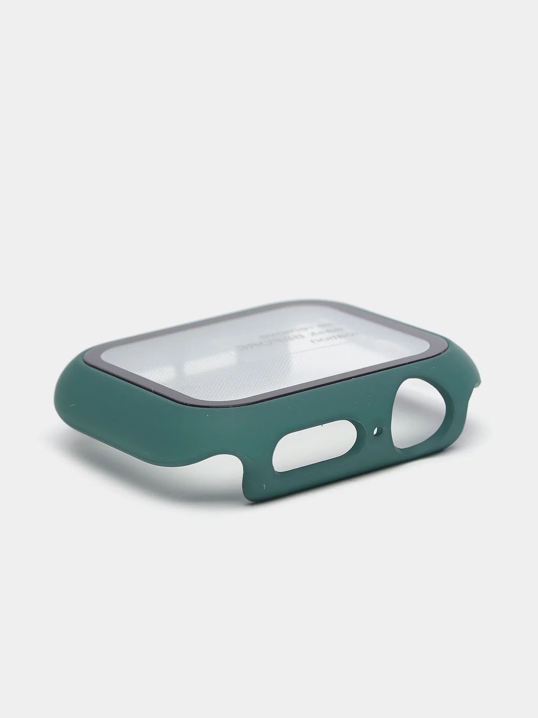 Тёмно-зелёный бампер с защитным стеклом для Apple Watch 38/40/41/42/44/45/49