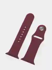 Тёмно-бордовый ремешок для Apple Watch, силиконовый