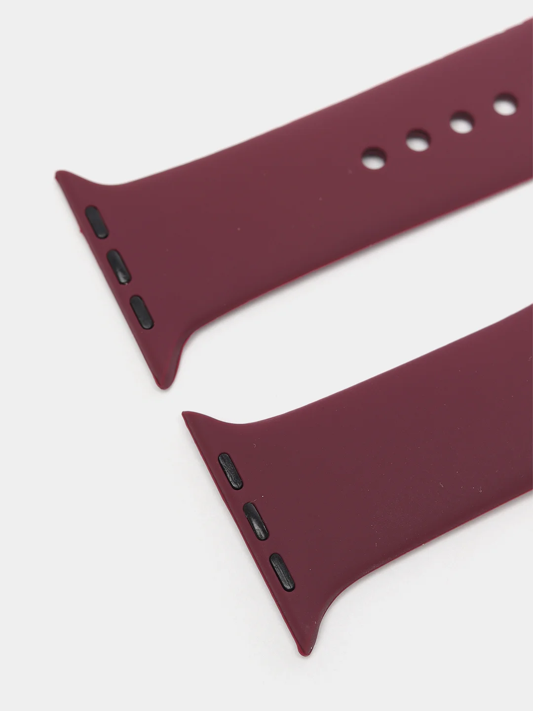Тёмно-бордовый ремешок для Apple Watch, силиконовый