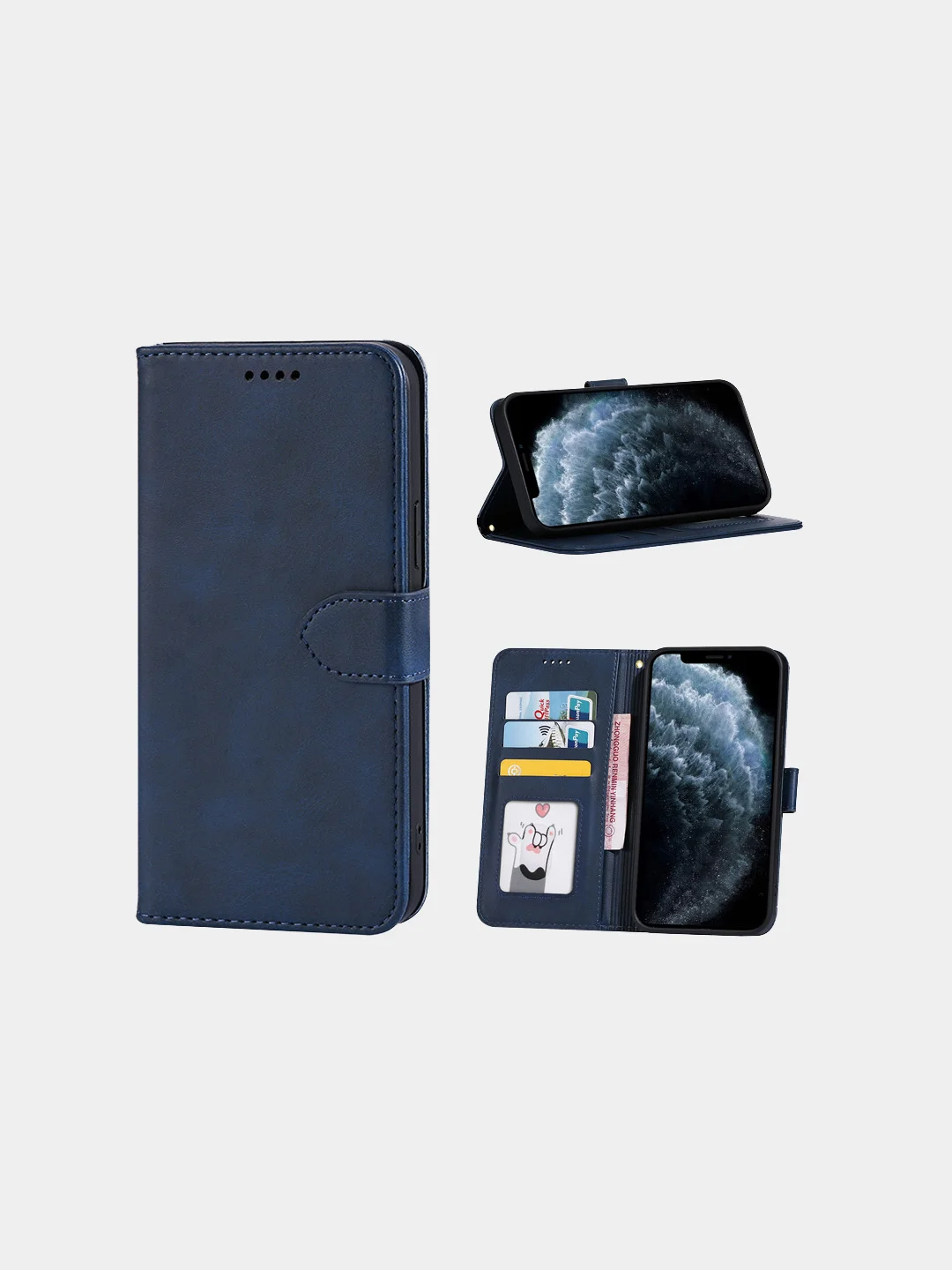 Чехол-книжка кожаный на Realme 7 4G