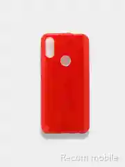 Красный чехол блестящий Honor 9A, 9X Lite, 9S, Huawei Y5P накладка с блёстками