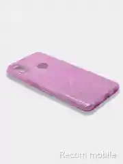 Лавандовый чехол блестящий Honor 9A, 9X Lite, 9S, Huawei Y5P накладка с блёстками