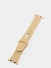 Бежевый силиконовый ремешок для Apple Watch 38, 40, 42, 44