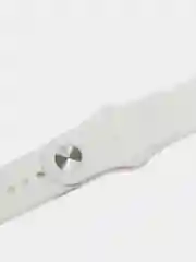 Серый металлик ремешок силиконовый с рисунком для Apple Watch
