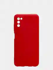 Красный чехол для Samsung A03S/A037F силиконовый, матовый