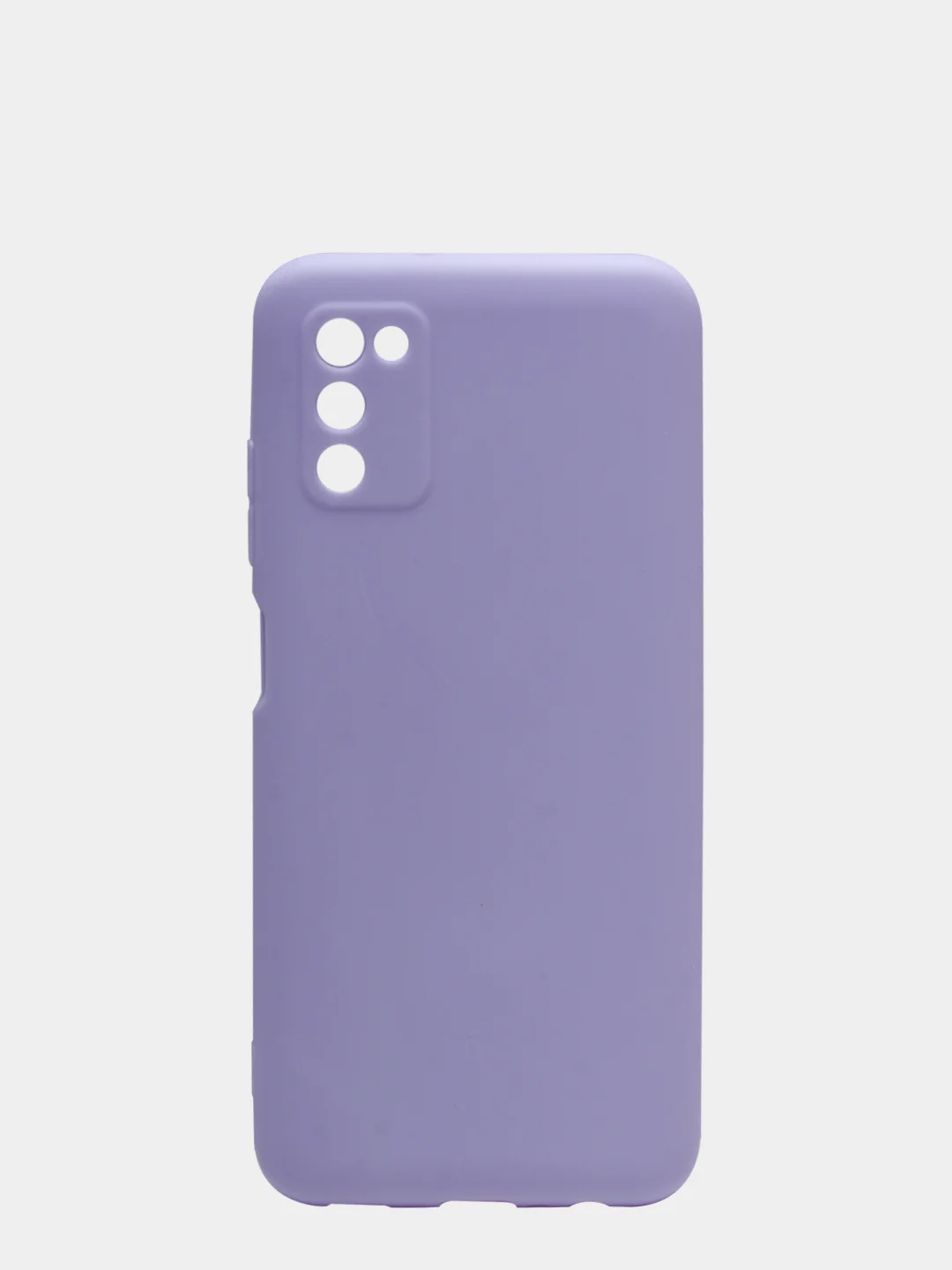 Лавандовый чехол для Samsung A03S/A037F силиконовый, матовый