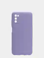 Лавандовый чехол для Samsung A03S/A037F силиконовый, матовый