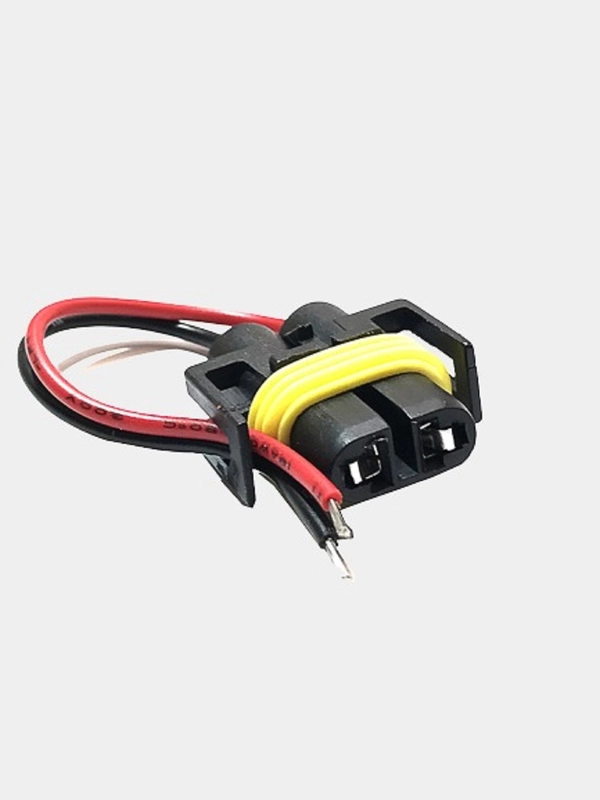 Разъем H8/H11 F пластик Cu 10CM для автомобильных ламп