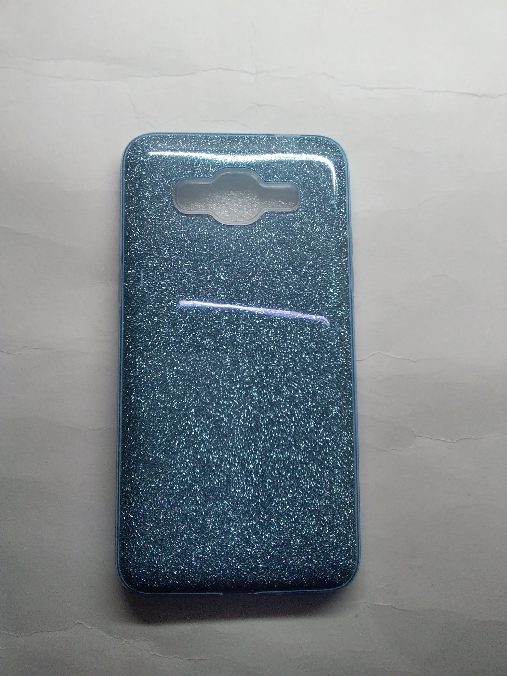 Голубой чехол-накладка для Samsung J2 prime / G530