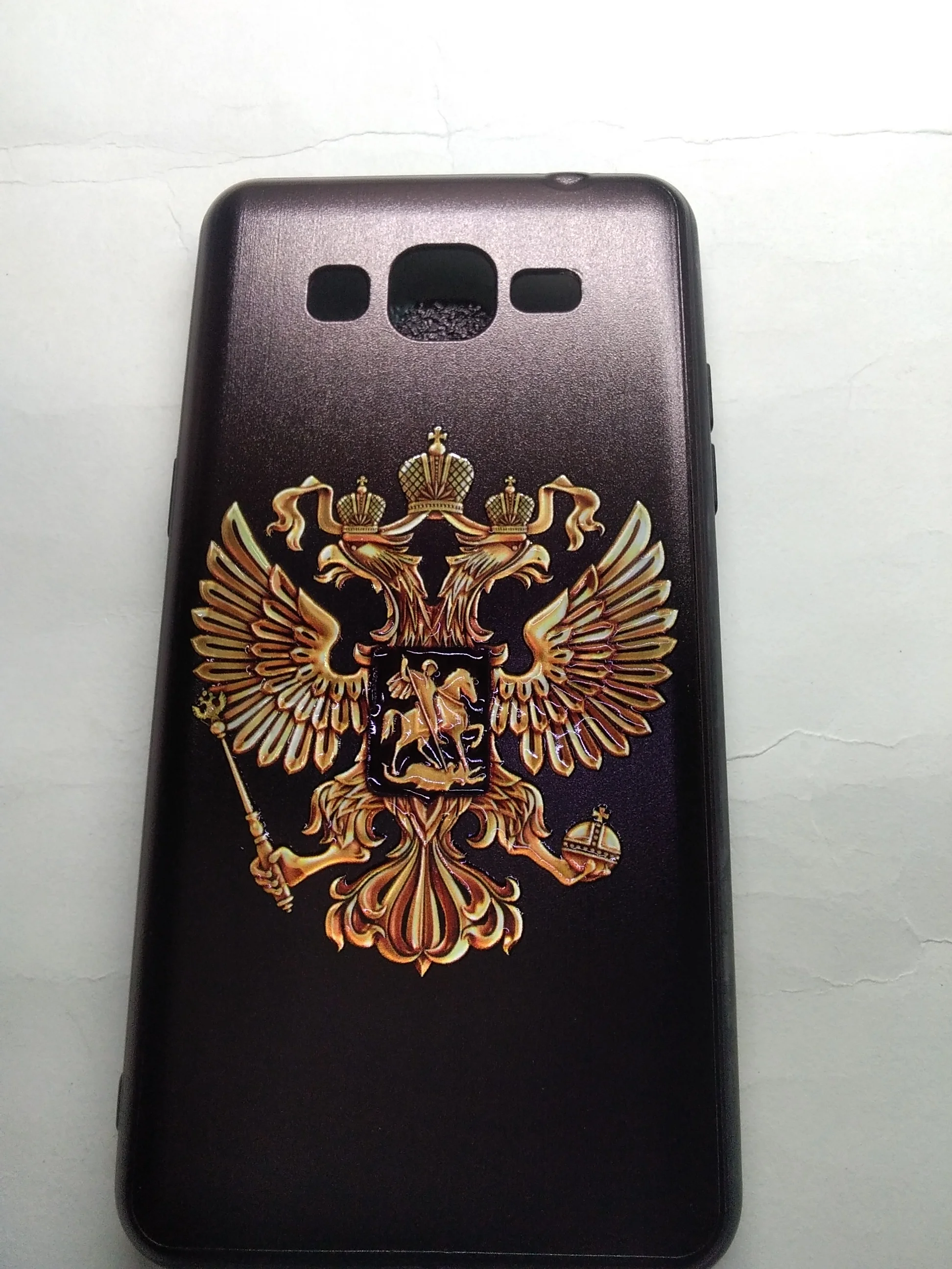 Терракотовый чехол-накладка для Samsung J2 prime / G530