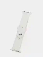 Аметистовый ремешок силиконовый с рисунком для Apple Watch