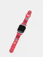 Аметистовый ремешок силиконовый с рисунком для Apple Watch