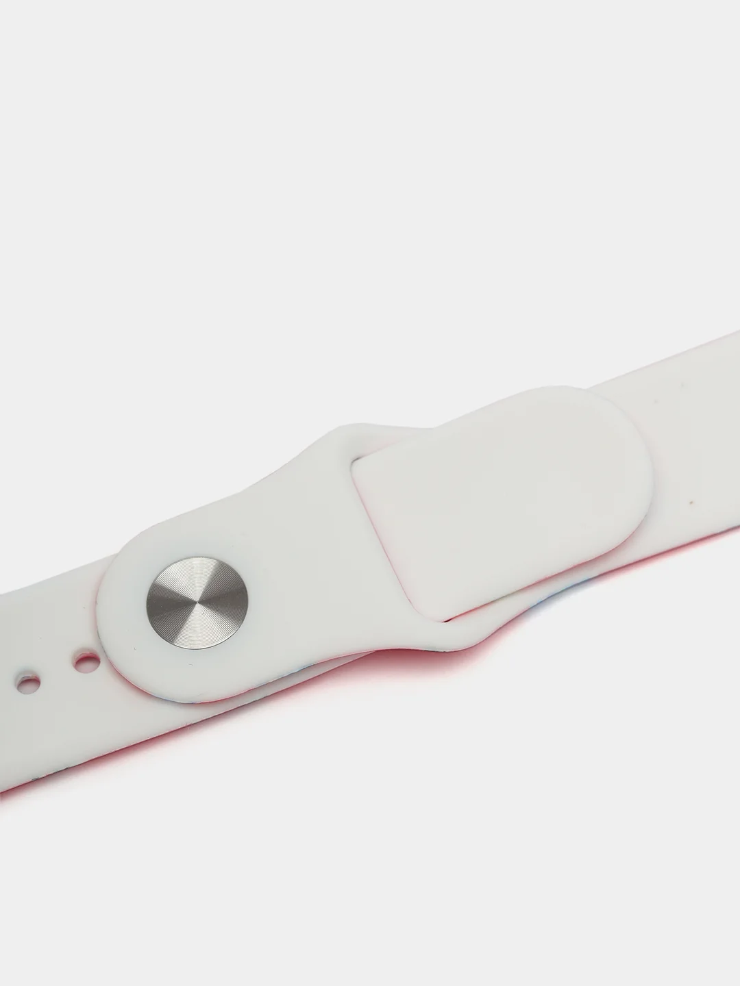 Аметистовый ремешок силиконовый с рисунком для Apple Watch