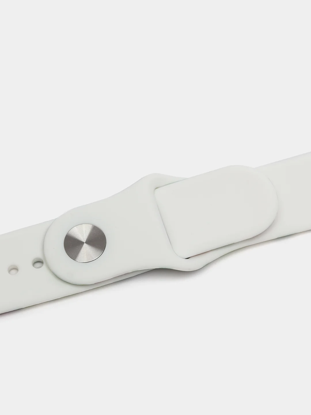 Зелёный хаки ремешок силиконовый с рисунком для Apple Watch