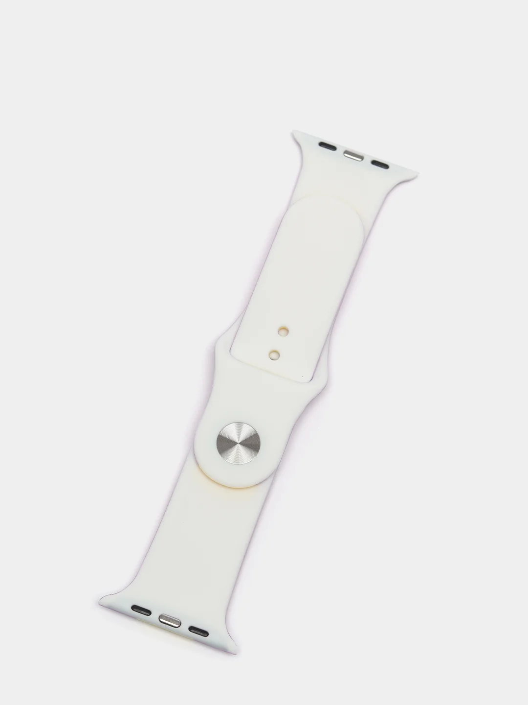 Марсала ремешок силиконовый с рисунком для Apple Watch